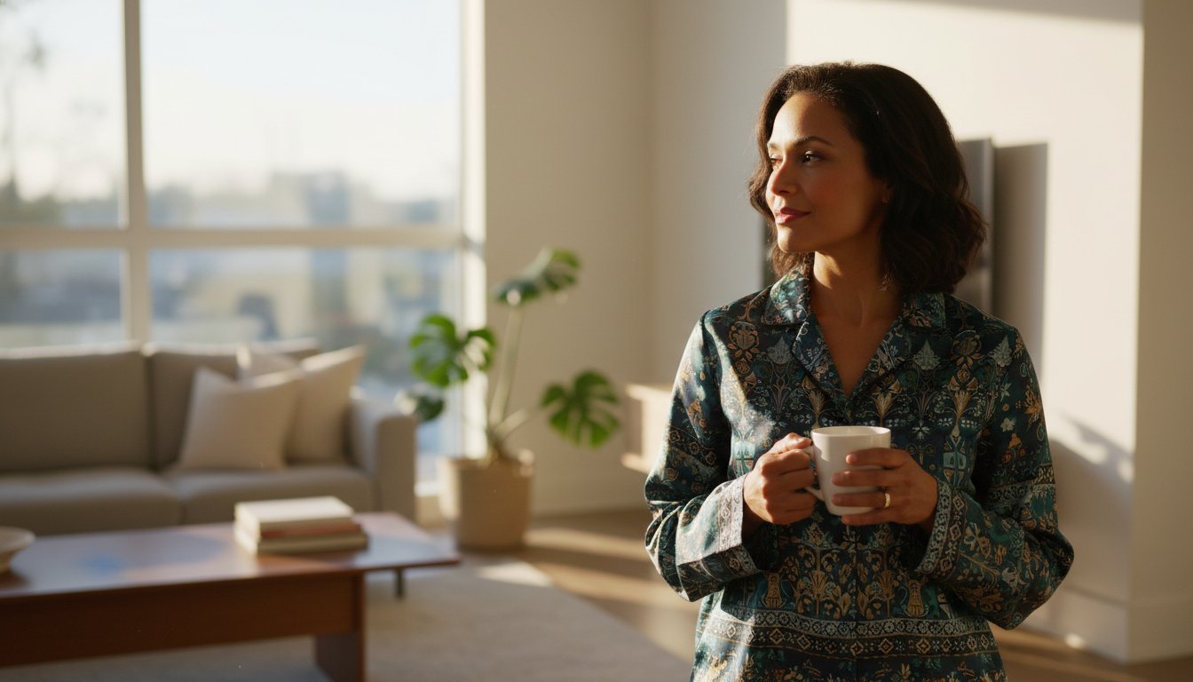 The Art of Rest: Why Your Next Long Sleeve Pajama Top Should Be Wearable Art