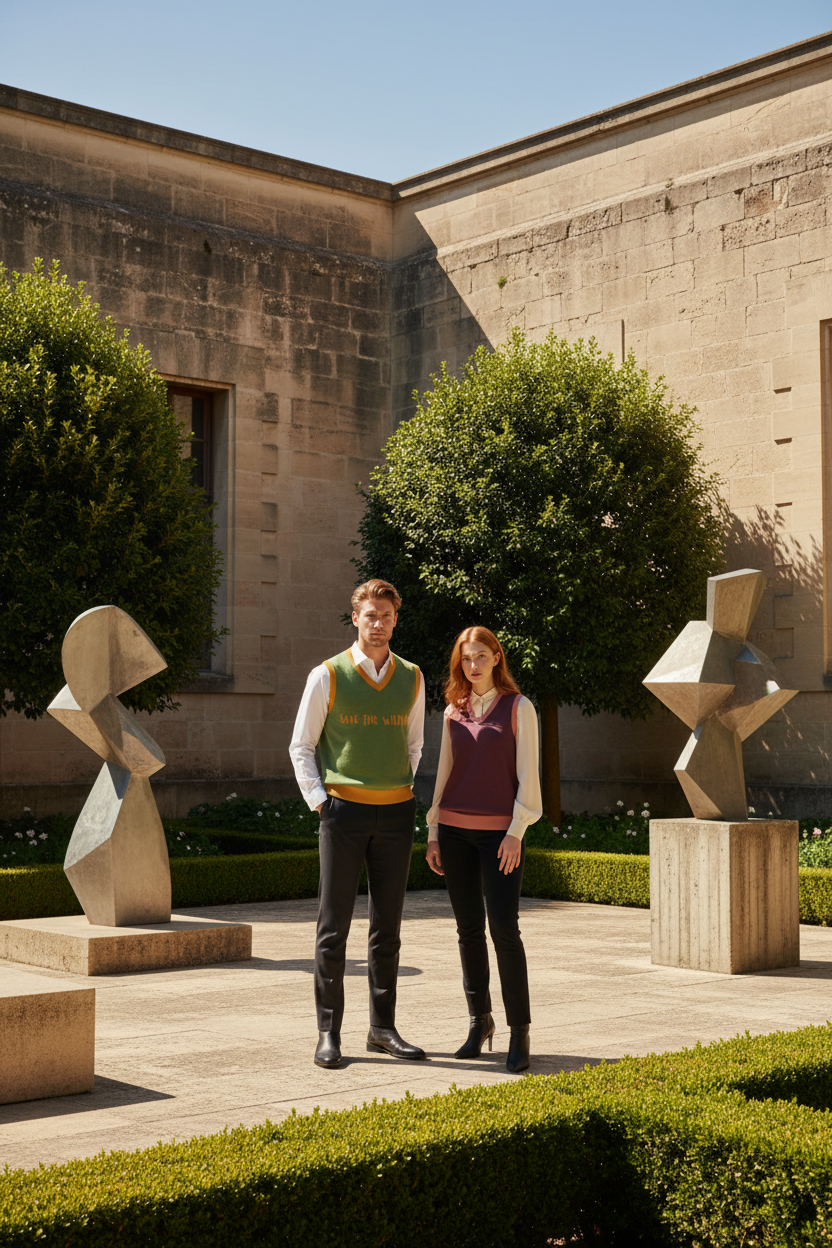 Wear Your Values: The Unisex Knit Vest Edition