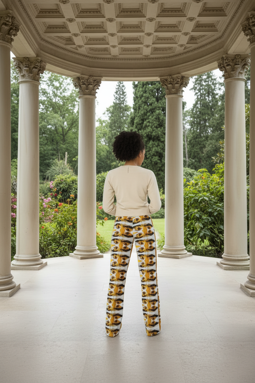 Back View — Eyes of Frida Pants Editorial
