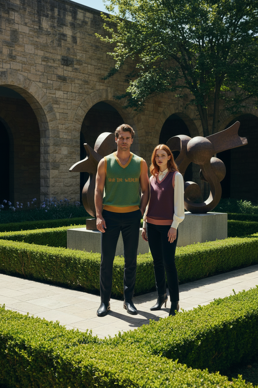 Outdoor Museum Editorial — Save The Wildlife & Plum Vest