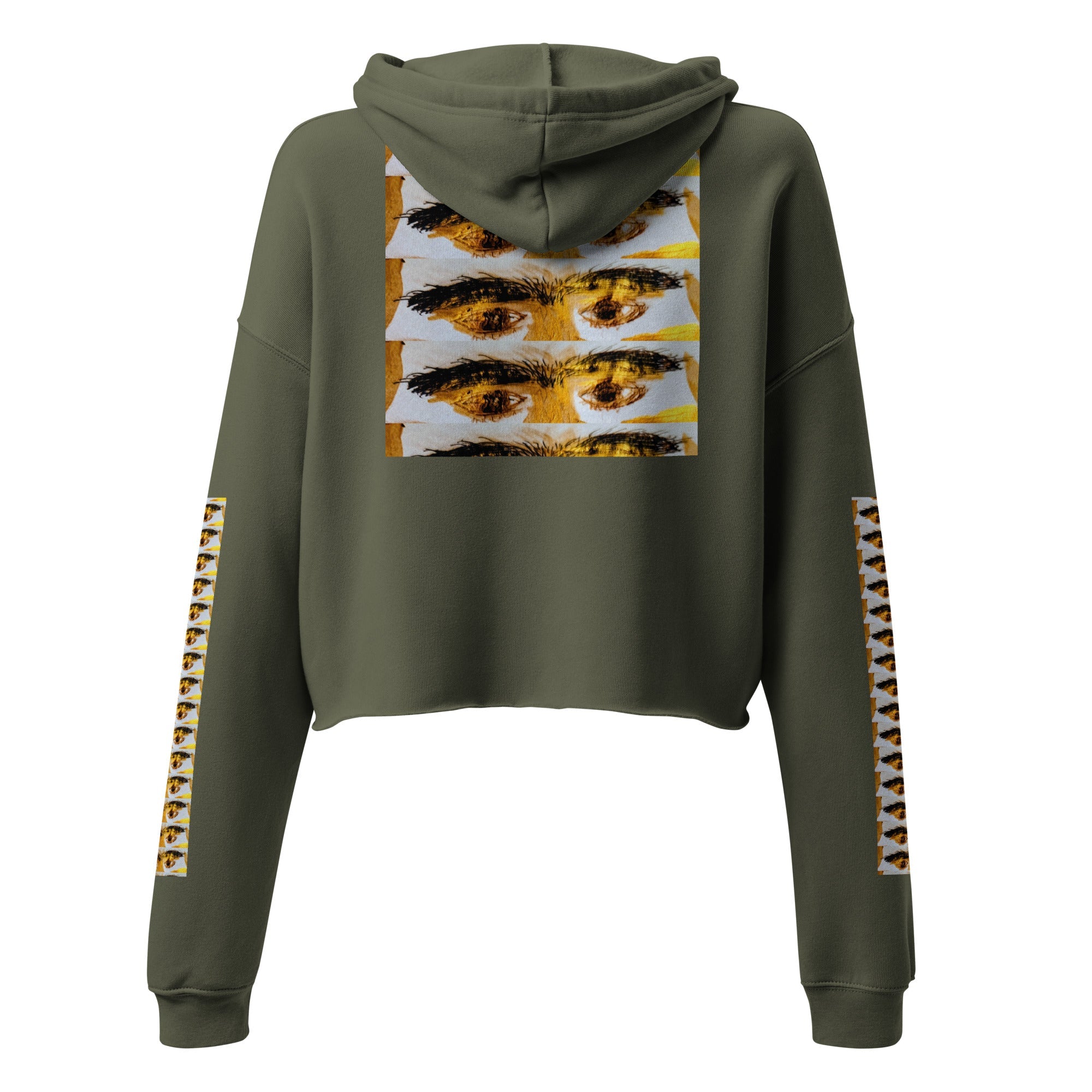 Frida Kahlo Crop Hoodie — Artist Collection