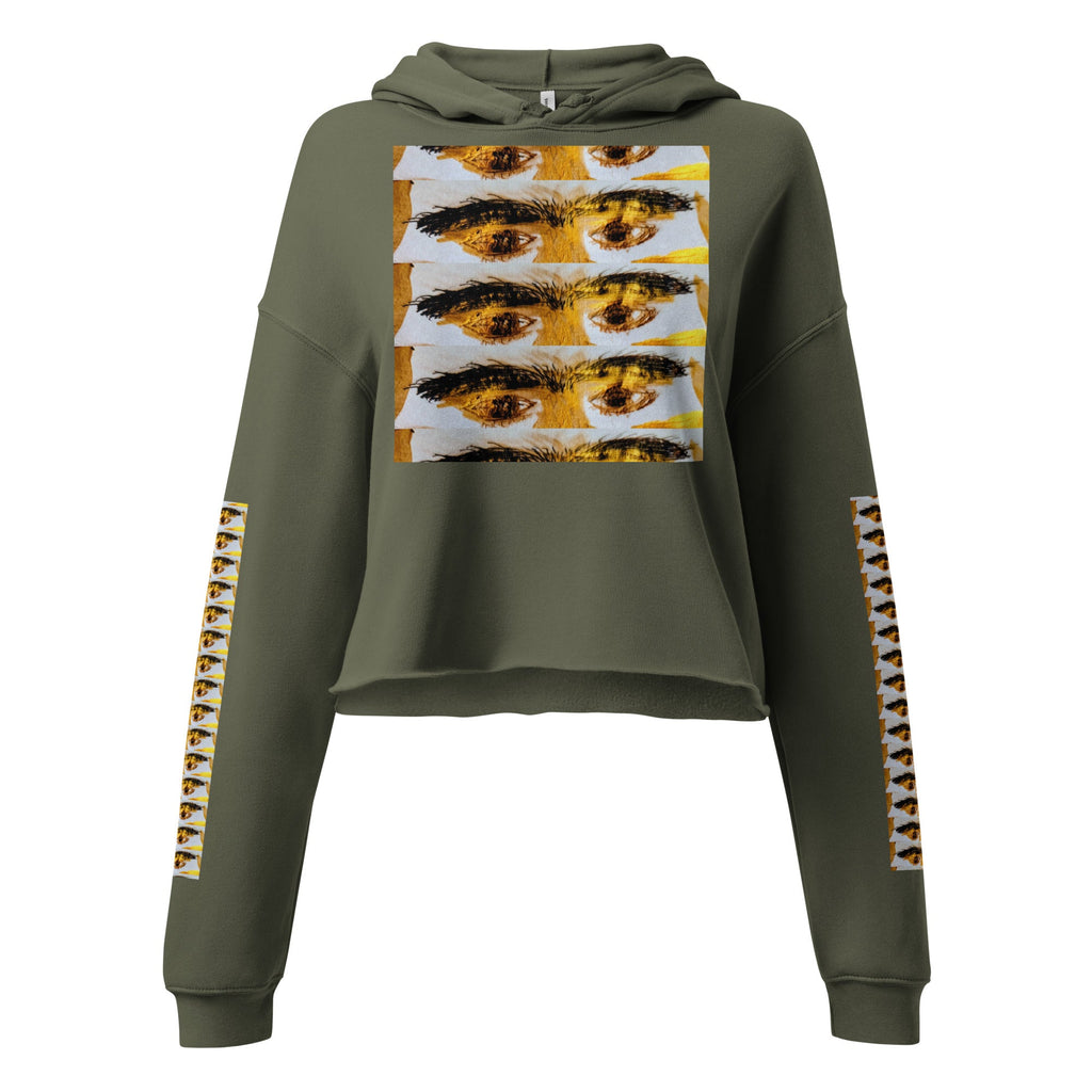 Frida Kahlo Crop Hoodie — Artist Collection