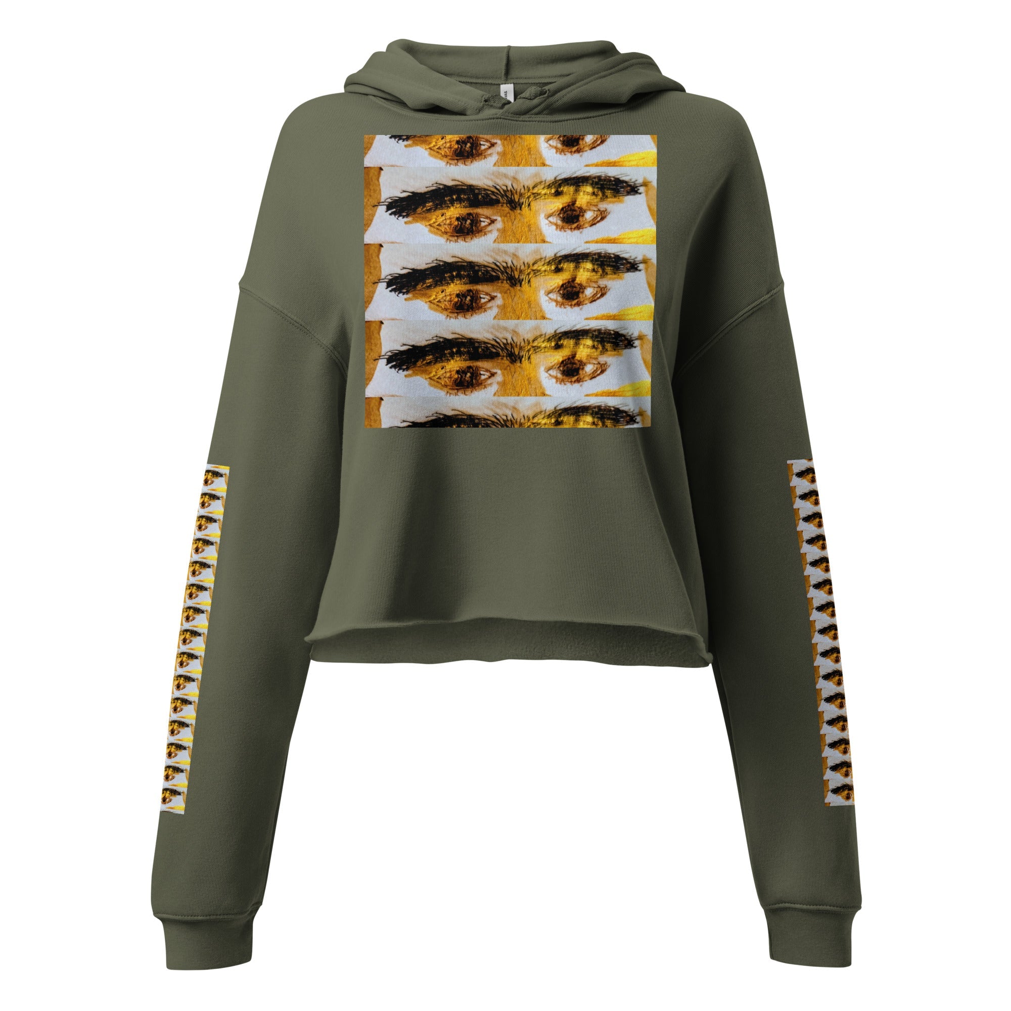 Frida Kahlo Crop Hoodie — Artist Collection
